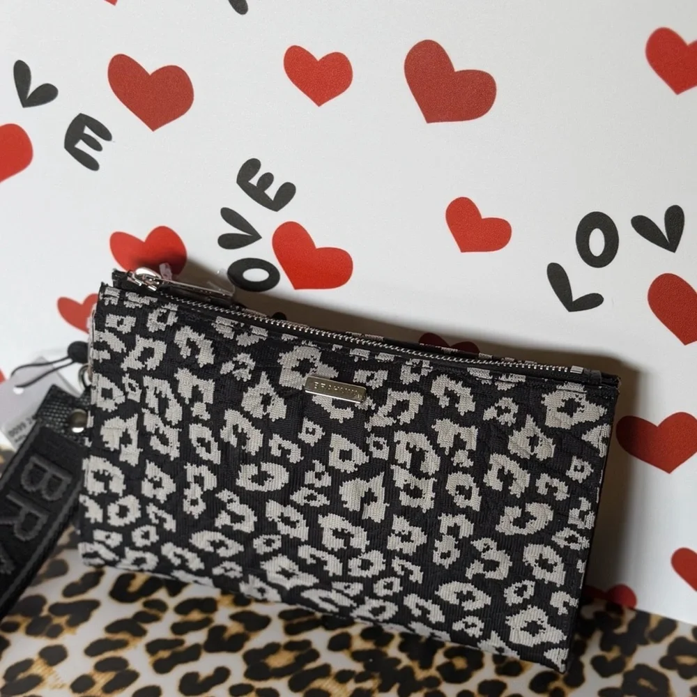 Brahmin Adia Charcoal Brahmin Luxe Leisure NWT leopard animal print - Picture 2 of 8